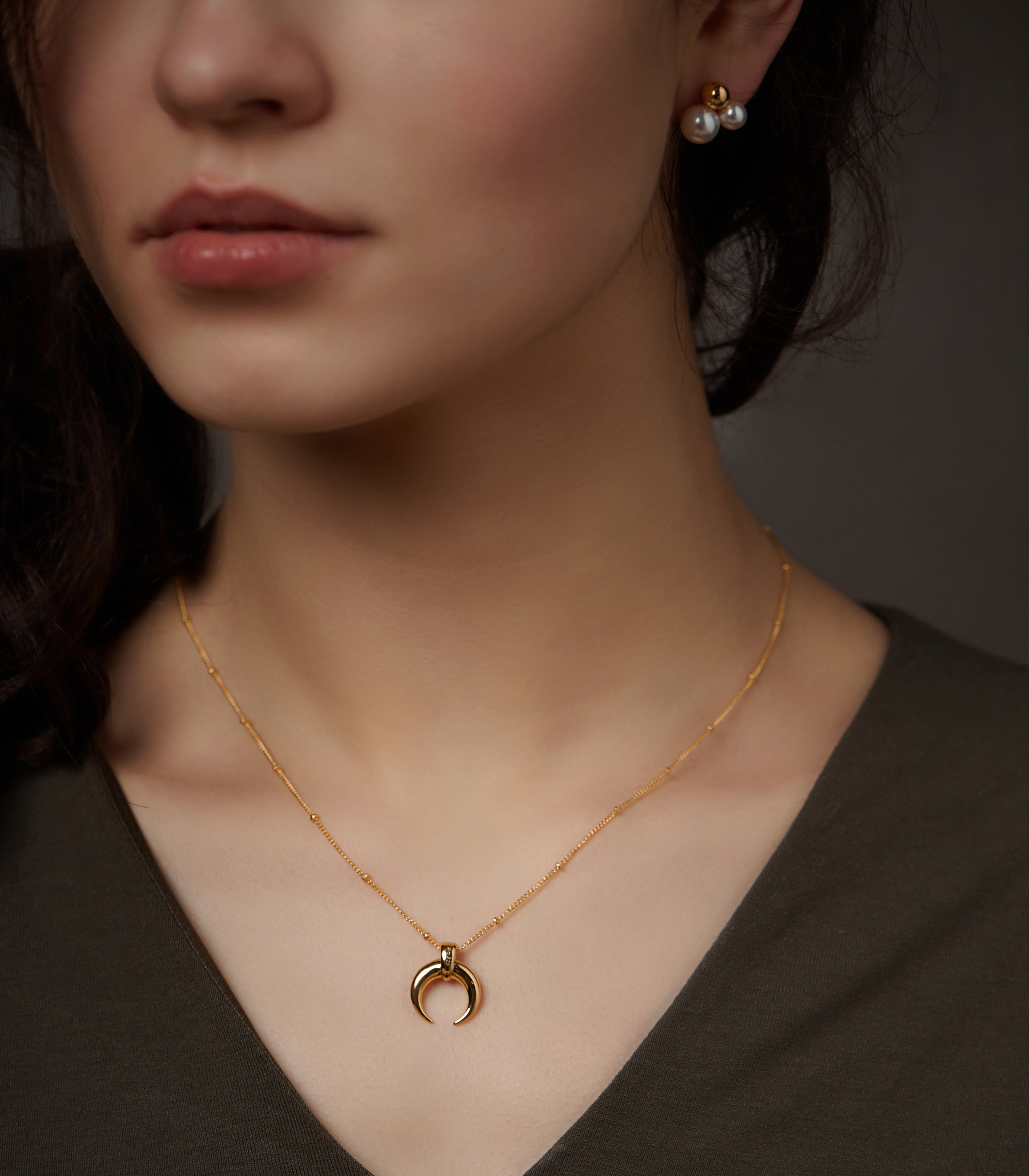 Meaning of clearance crescent horn necklace