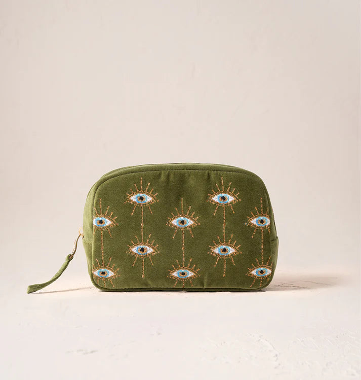 Elizabeth Scarlett Mystical Eye Garden Makeup Bag